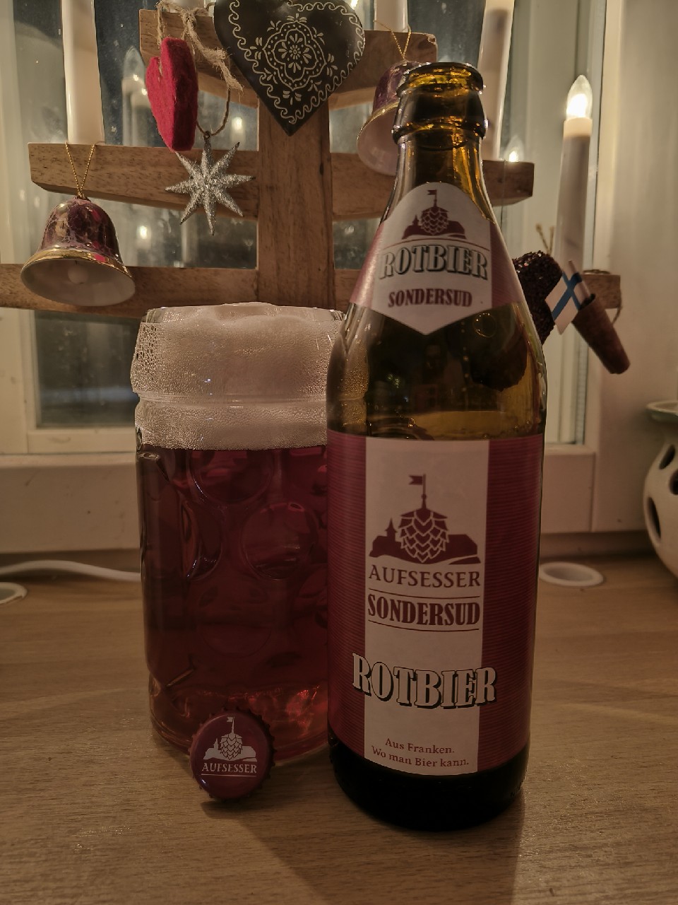 Aufsesser Sondersud Rotbier, Brauereigasthof Rothenbach (Aufsesser Brauerei)
