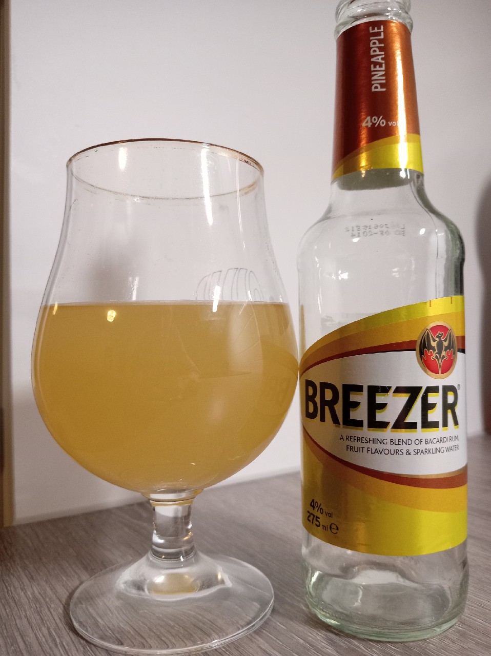 Breezer Pineapple, Bacardi
