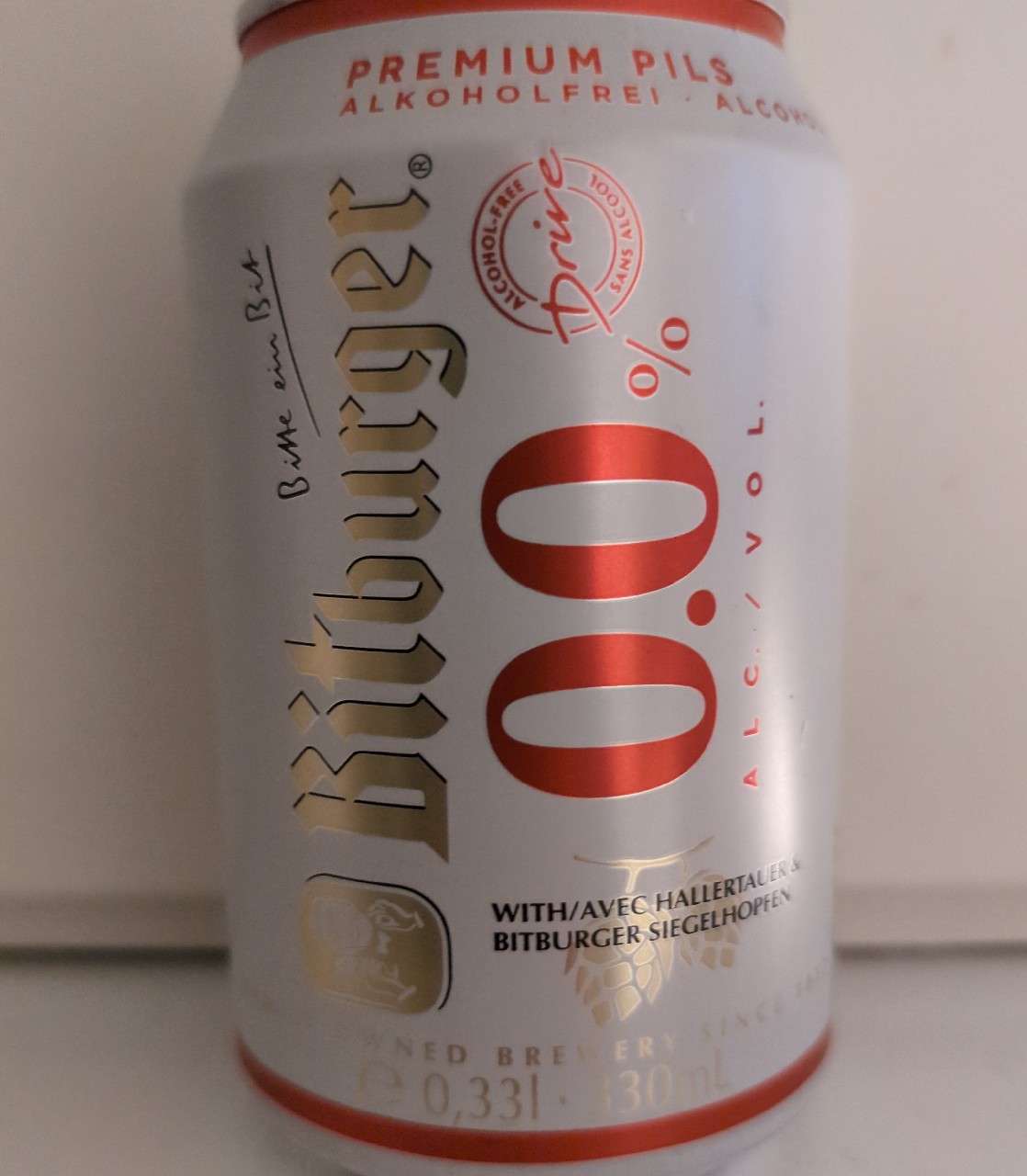 Bitburger Drive 0.0% Premium Pils Alkoholfrei, Bitburger Brauerei