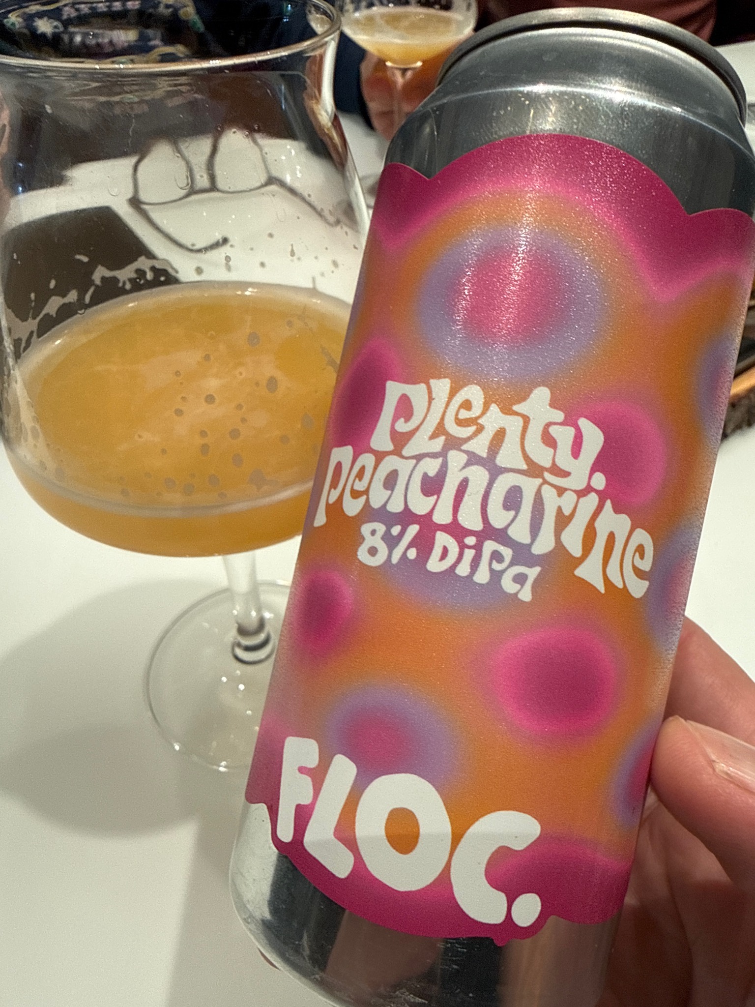 Plenty Peacharine, Floc. Brewing