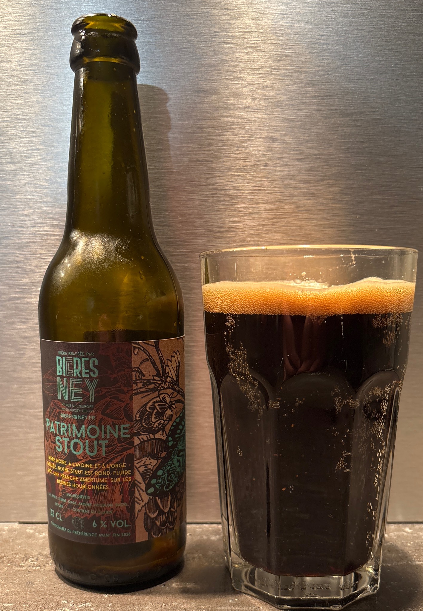 Patrimoine Stout, Bières Ney (La Patrimoine)