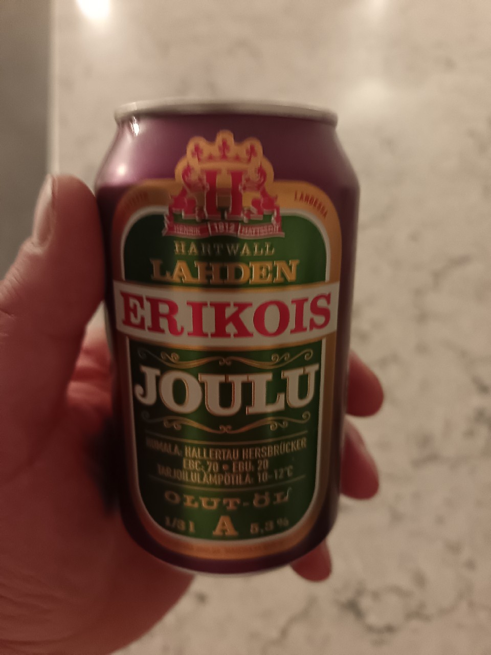 Lahden Erikois Joulu 5.3%, Finland