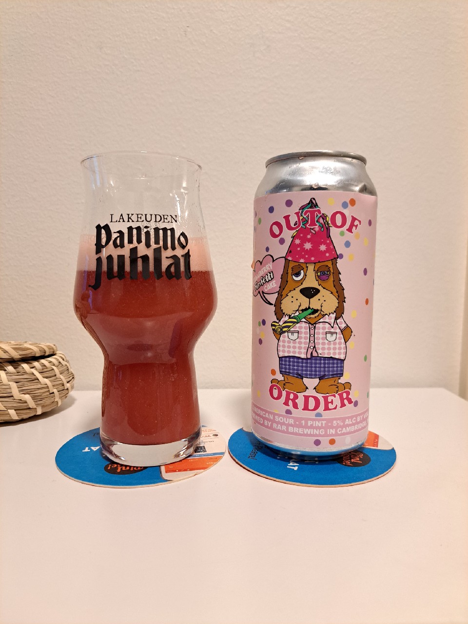 Out of order: strawberry funfetti cake, RAR Brewing