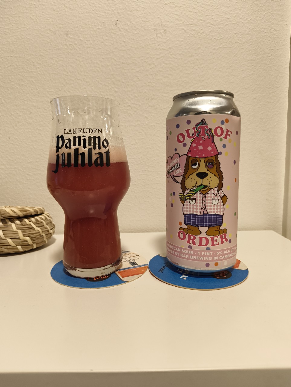 Out of order: strawberry funfetti cake, RAR Brewing