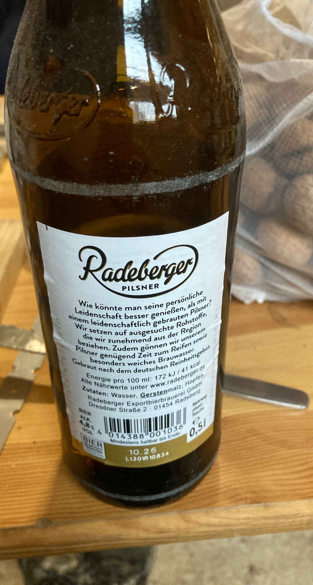 Radeberger Pilsner, Germany