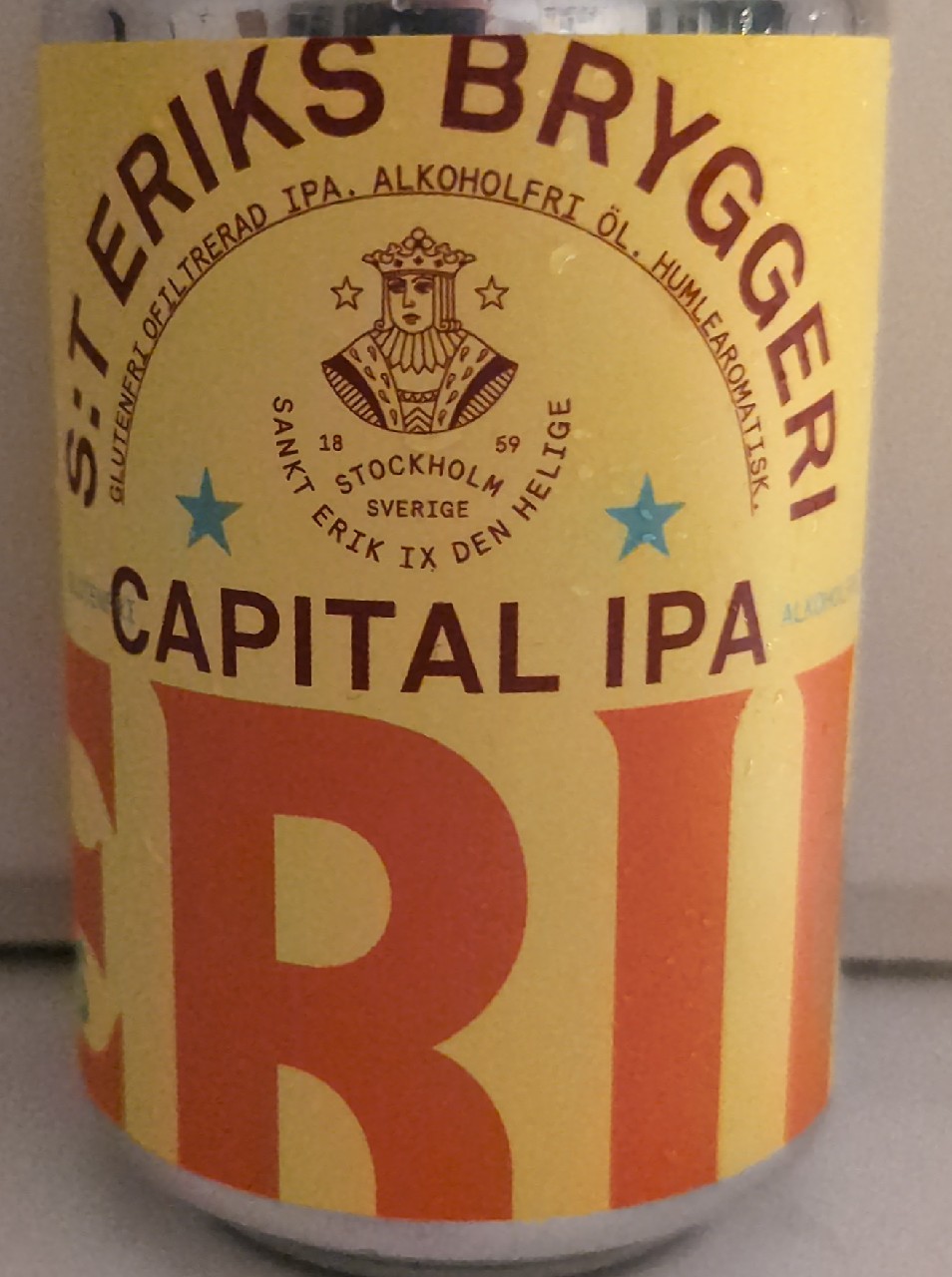 Capital IPA 0,5%, S:t Eriks Bryggeri (Galatea)