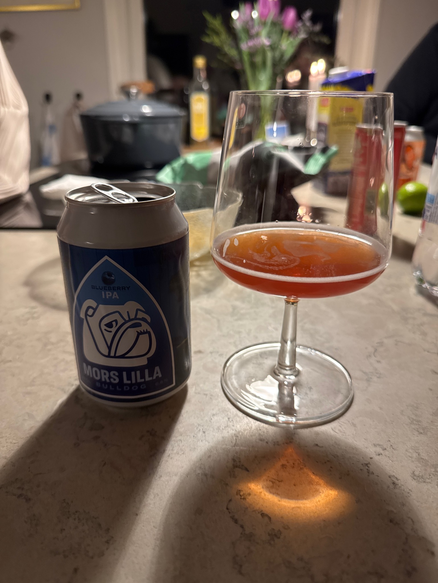 Mors Lilla Bulldog Blueberry IPA, Sweden