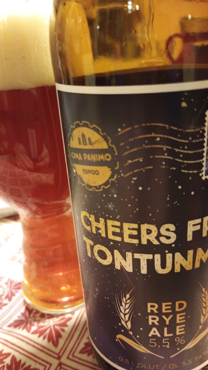 Cheers from Tontunmäki 5,8%, Finland