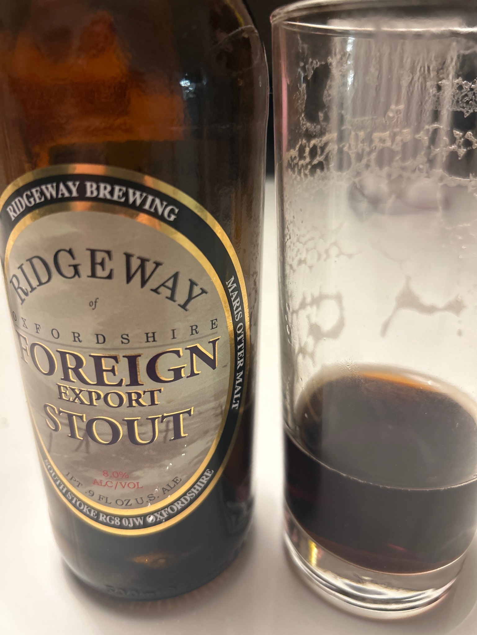 Foreign Export Stout, Ridgeway Brewing