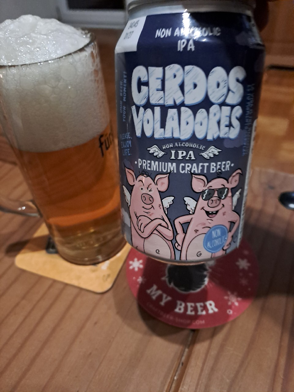 Cerdos Voladores Non Alcoholic IPA, Barcelona Beer Company