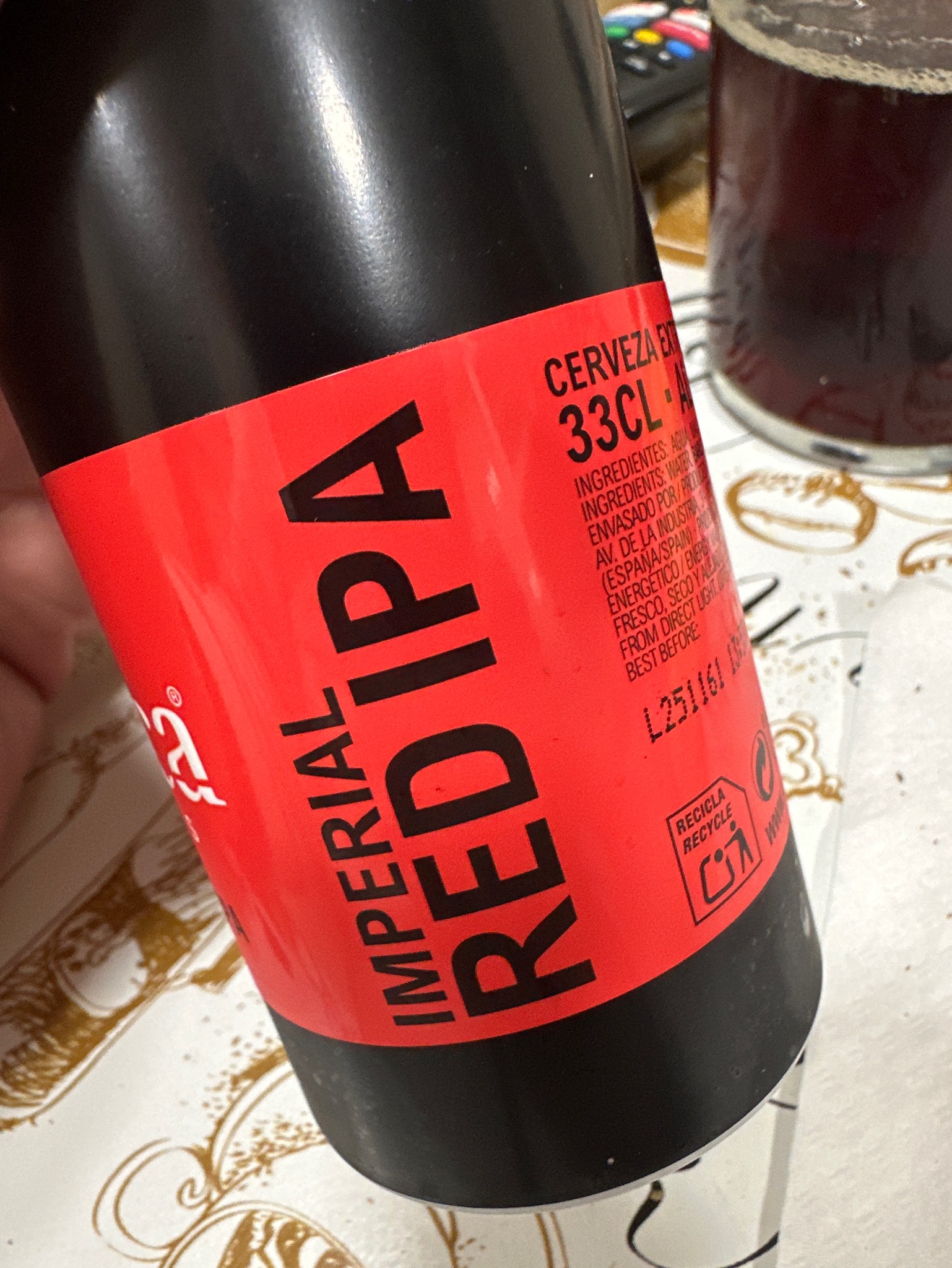 Arriaca Imperial Red IPA, Cervezas Arriaca