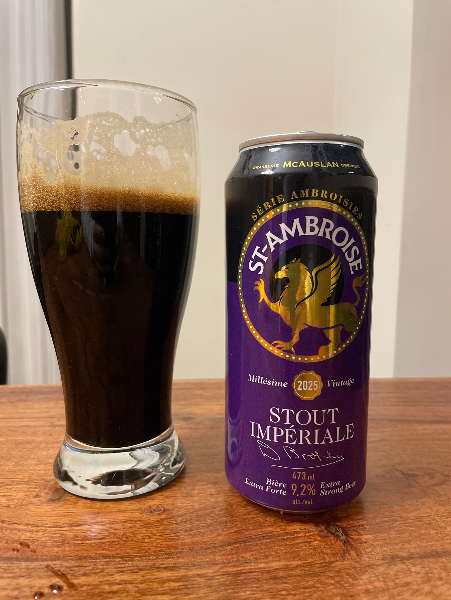 St-ambroise stout imperiale, Brasserie McAuslan (St-Ambroise)