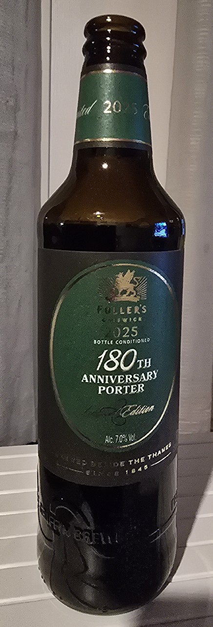 180th Anniversary Porter, Fuller's Griffin Brewery (Asahi Breweries)
