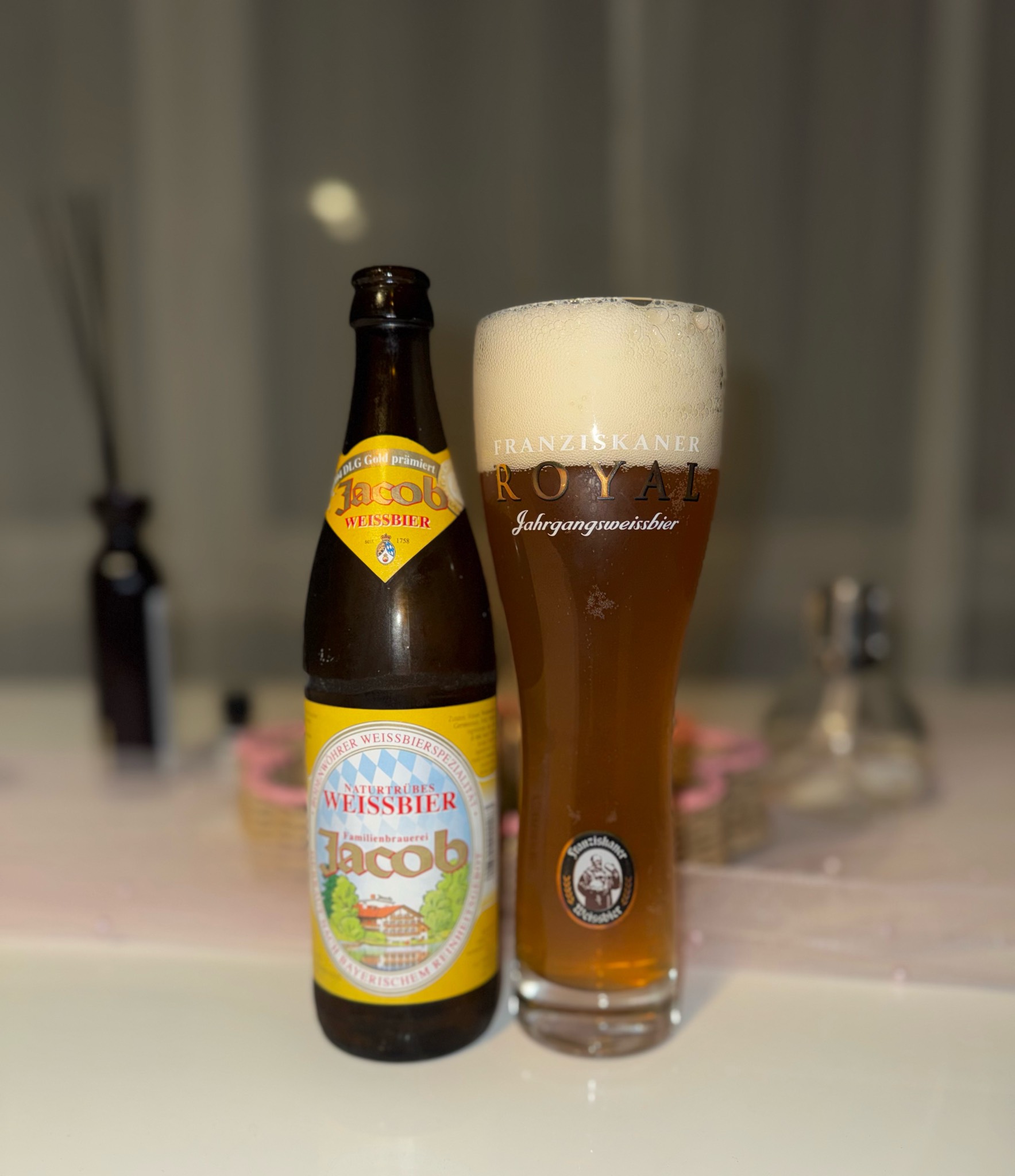 Jacob Naturtrübes Hefe Weissbier, Familienbrauerei Jacob