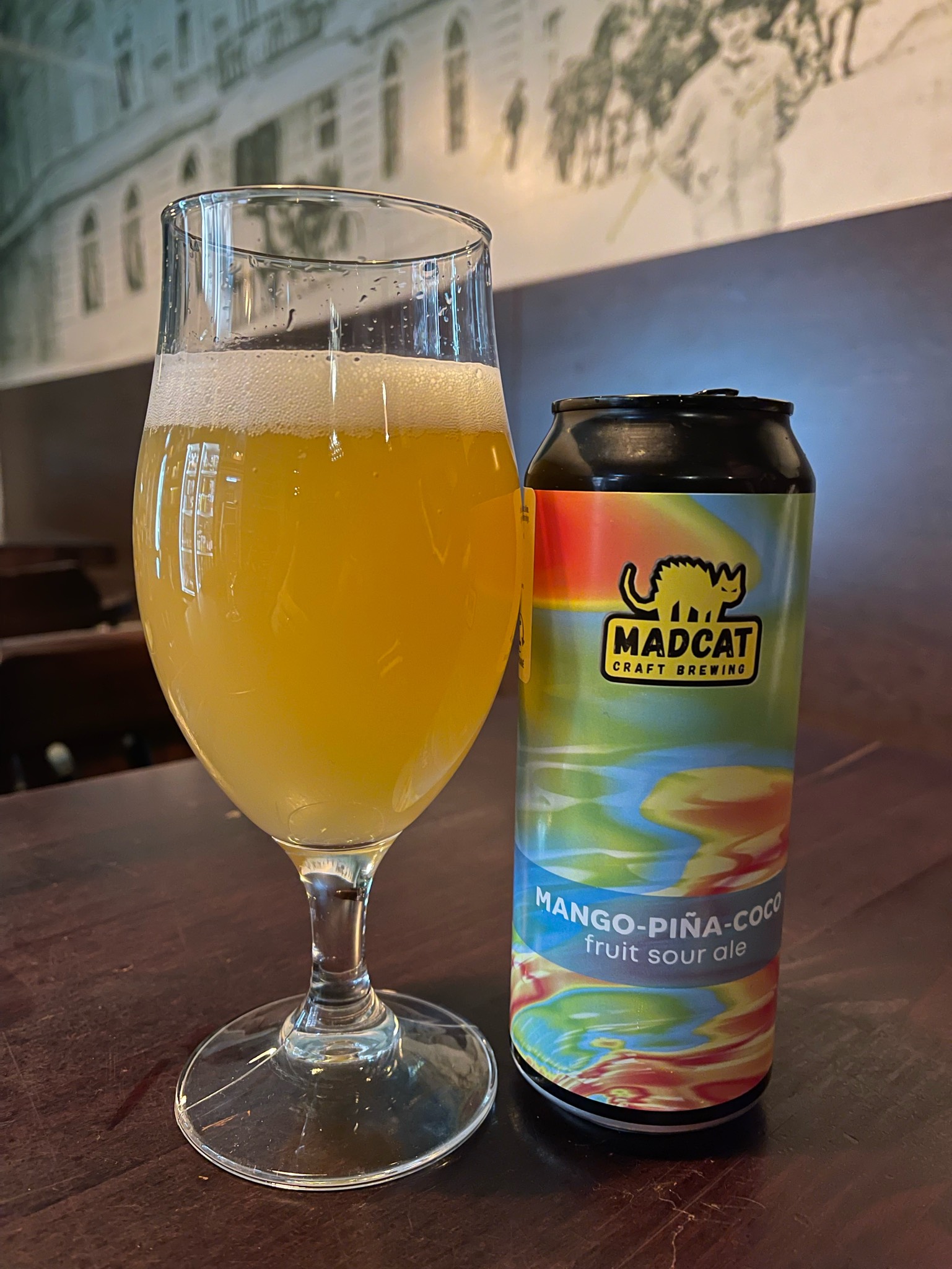 Mango-Piña-Coco-Sourus, Madcat Craft Brewing
