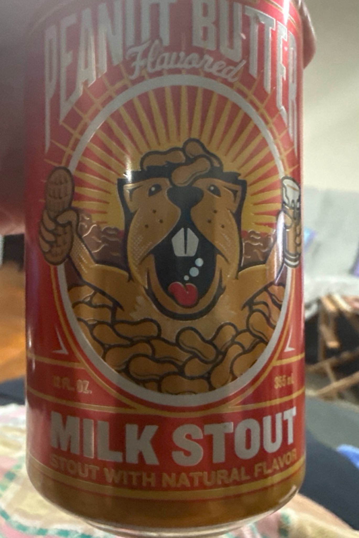 Peanut Butter Milk Stout, Belching Beaver Brewery