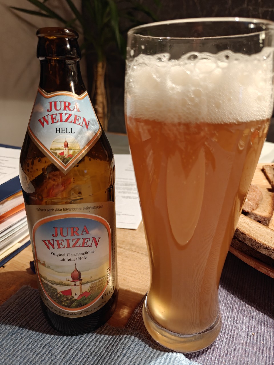 Jura Weizen, Weissbierbrauerei Plank Wiefelsdorf