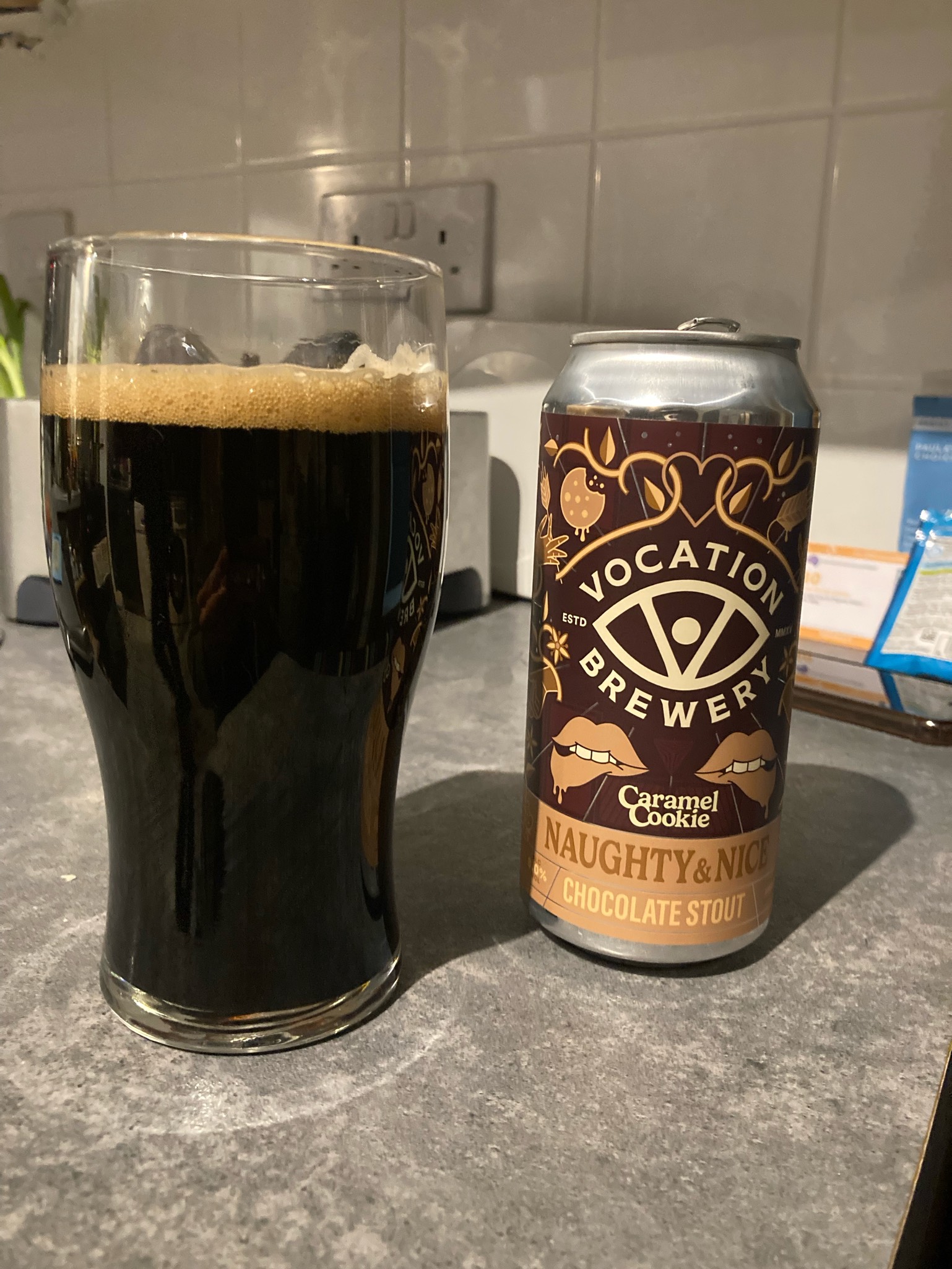 Naughty & Nice: Caramel Cookie, Vocation Brewery