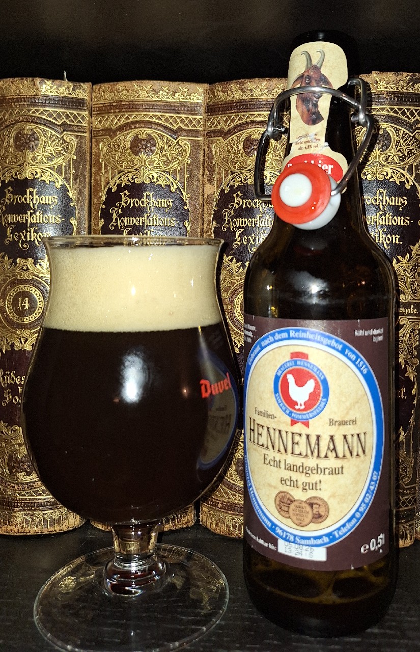 Hennemann Bockbier dunkel, Brauerei Hennemann, Sambach-Pommersfelden