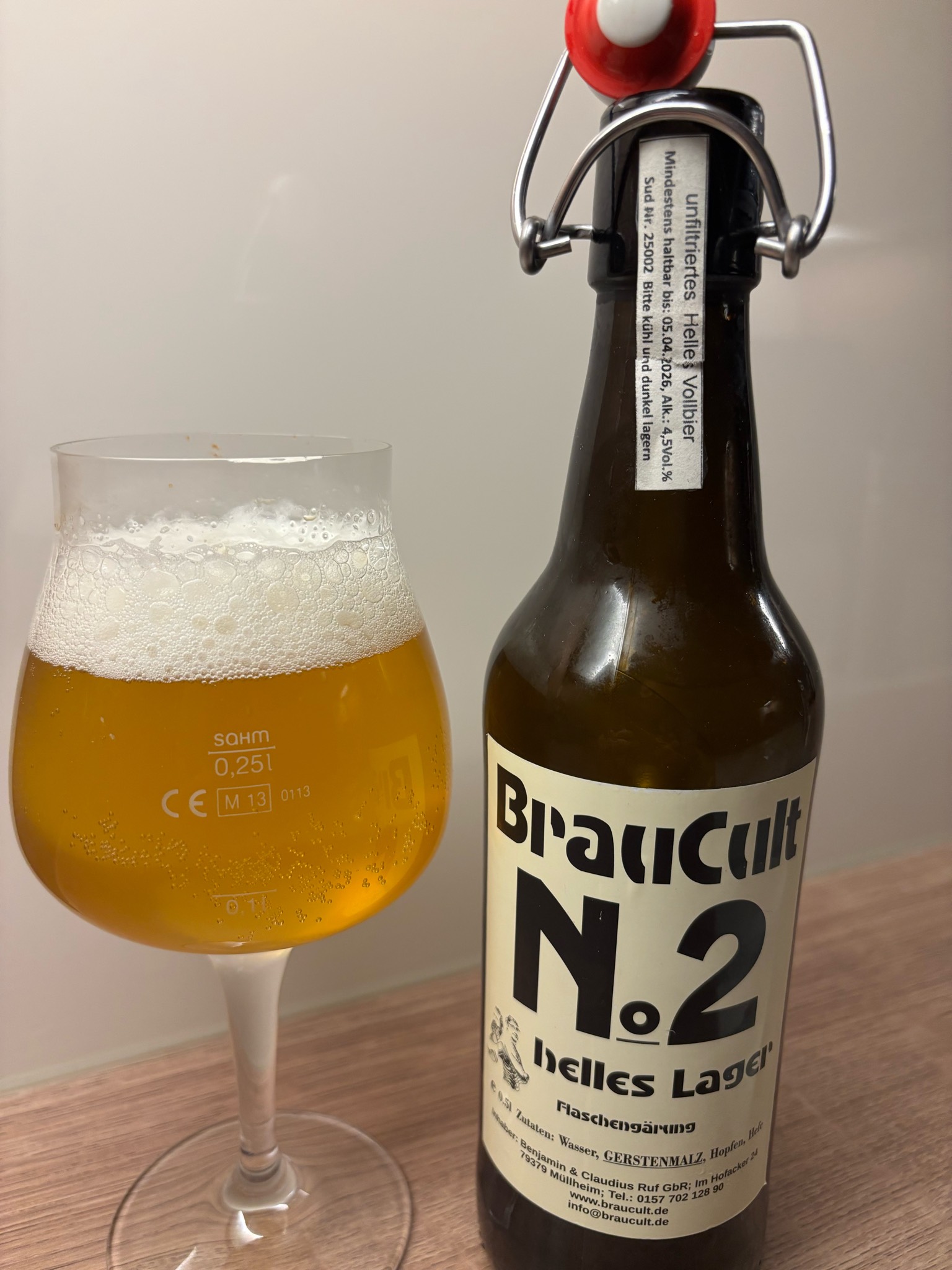 N°2 Helles Lager, BrauCult