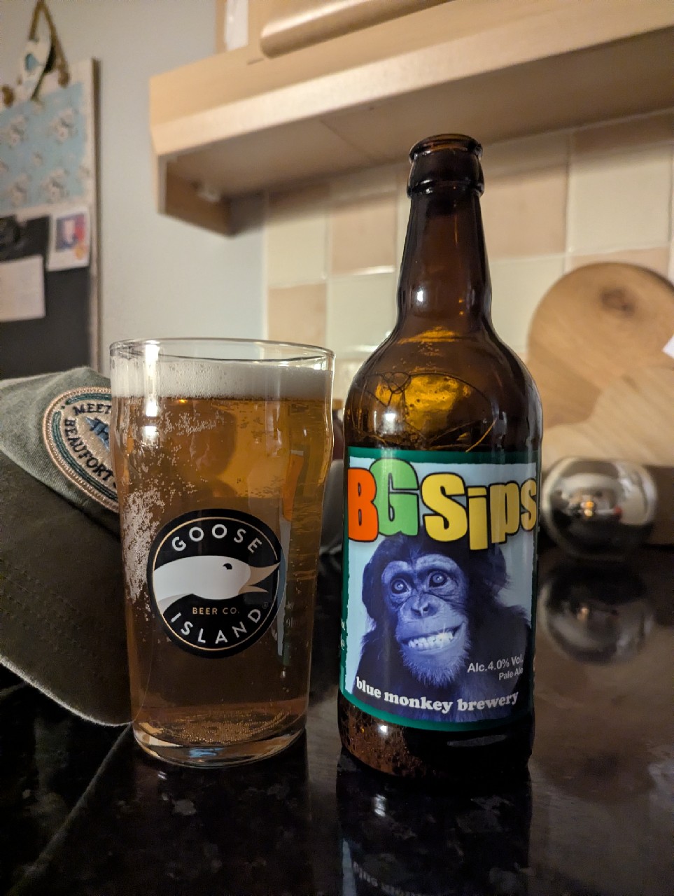 BG Sips, Blue Monkey Brewery