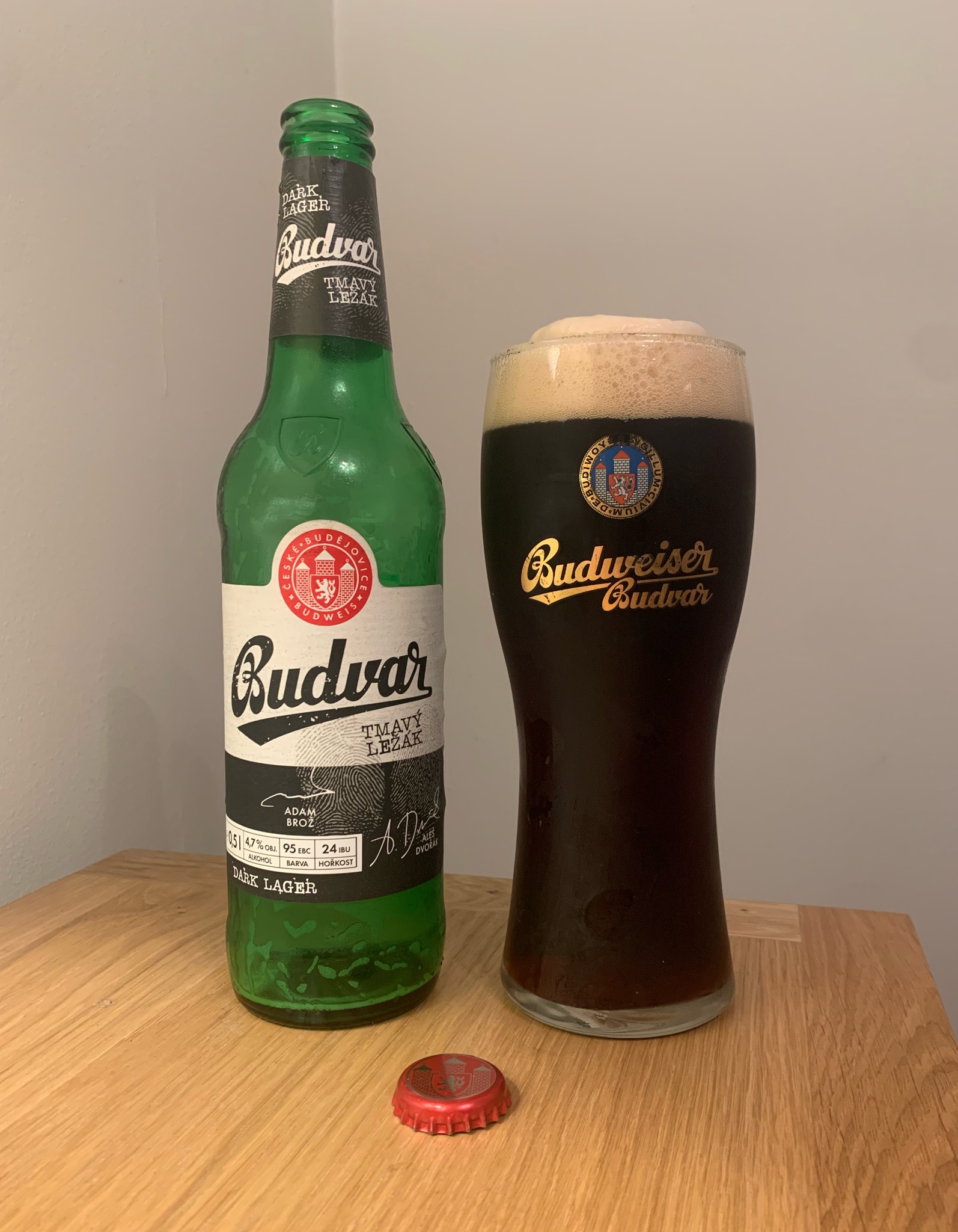 Budějovický Budvar Tmavý Ležák / Czechvar B: Dark, Czech Republic