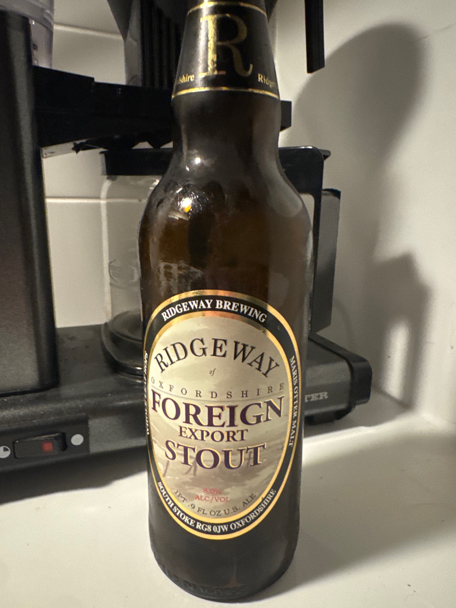 Foreign Export Stout, Ridgeway Brewing