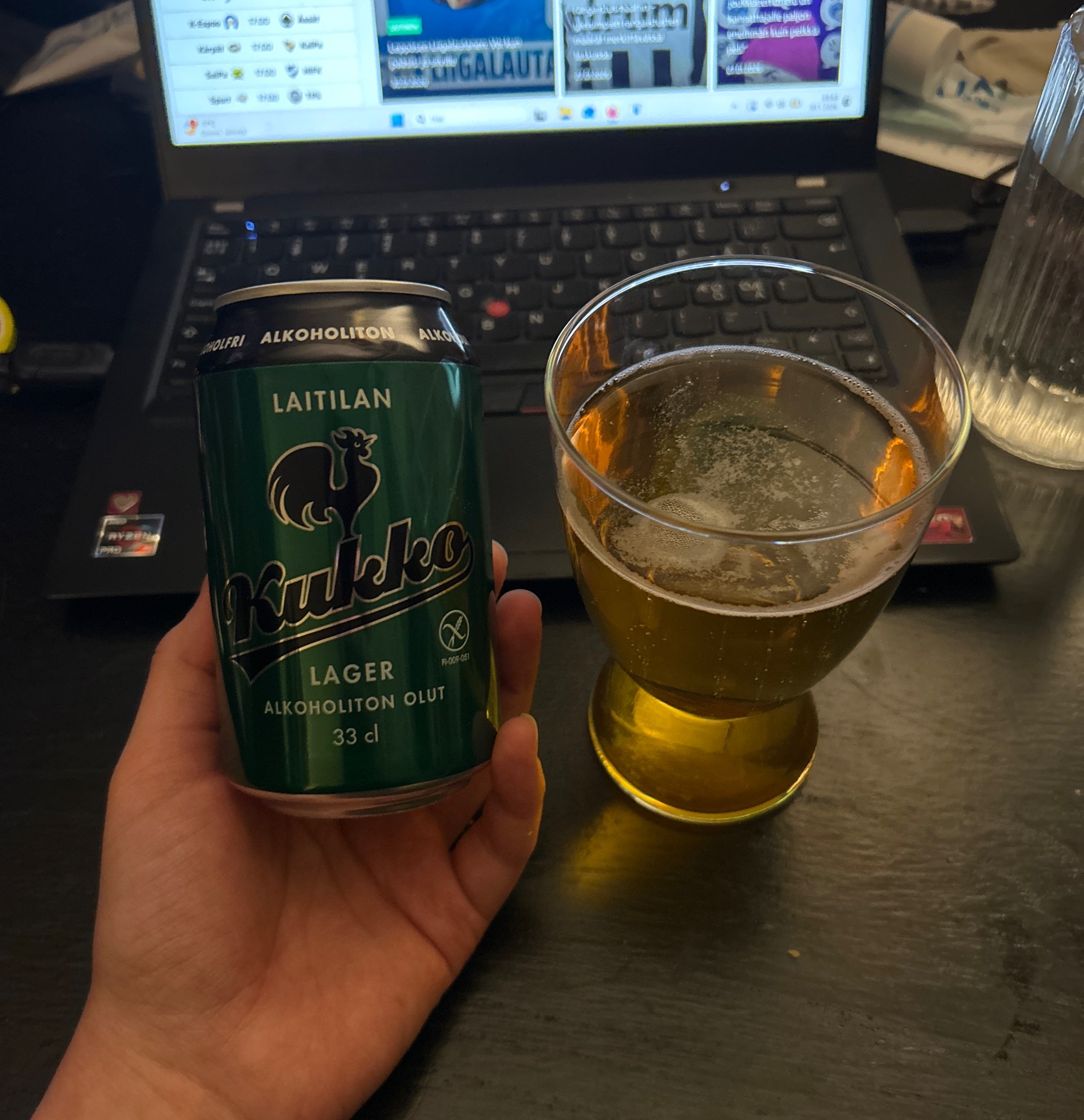 Kukko Lager Alkoholiton, Finland