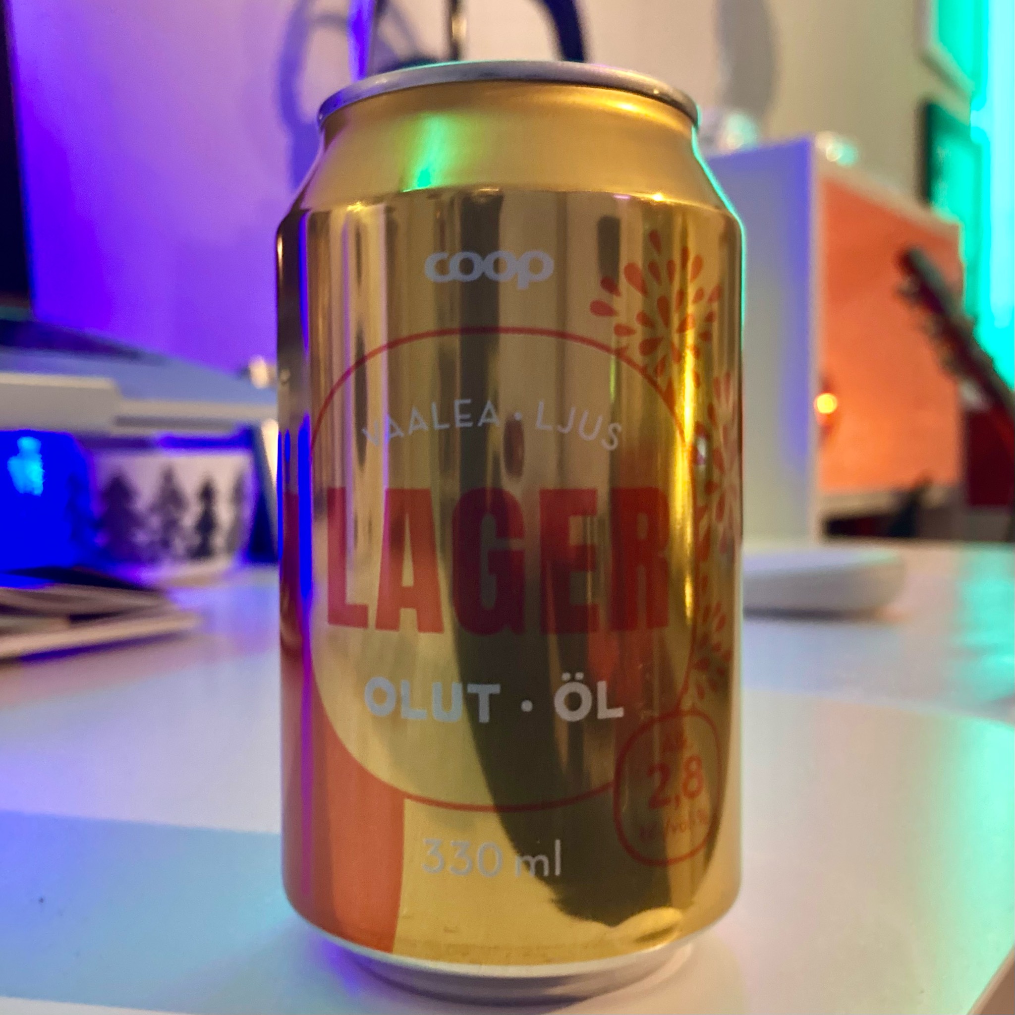 Coop Vaalea Lager 2.8%, Oettinger Brauerei