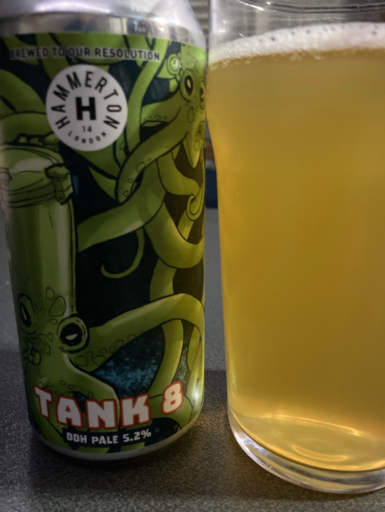 Tank 8, Hammerton Brewery