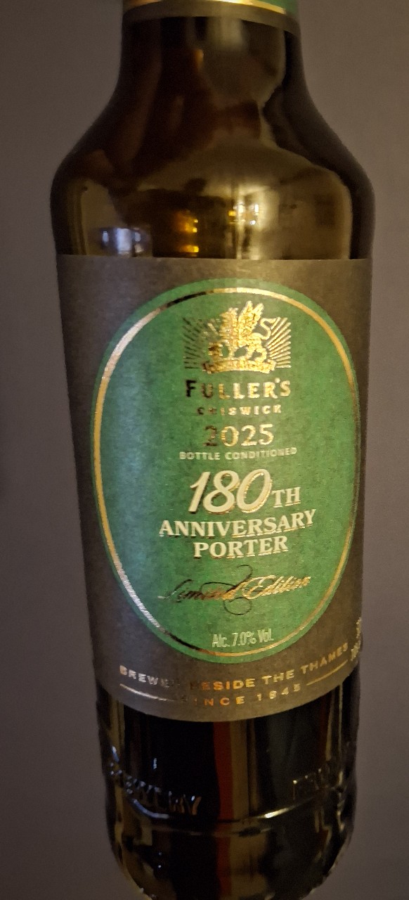 180th Anniversary Porter, Fuller's Griffin Brewery (Asahi Breweries)