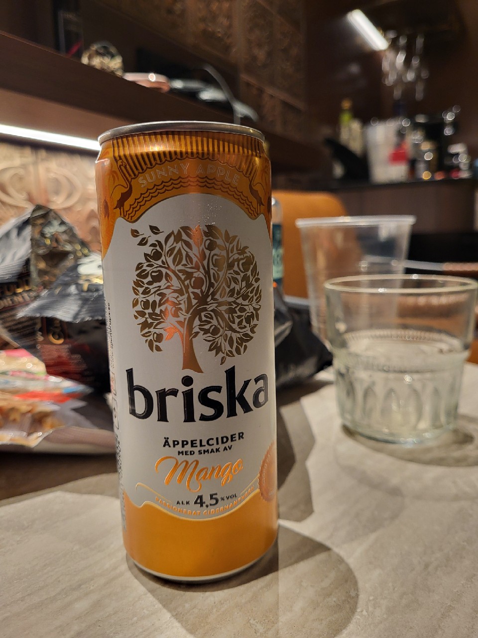 Briska Äppelcider Med Smak Av Mango, Sweden