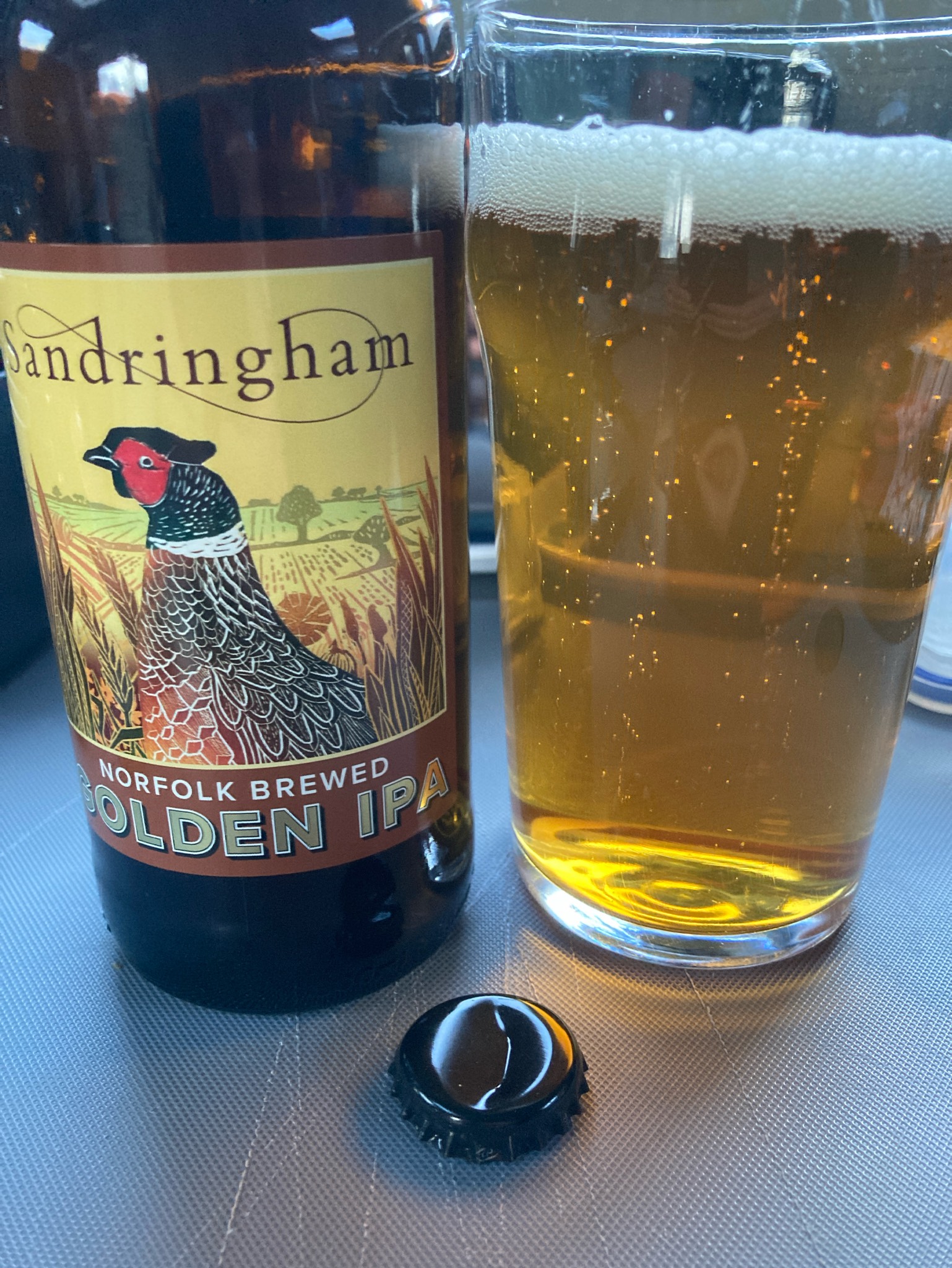 Sandringham Golden IPA, Barsham Brewery