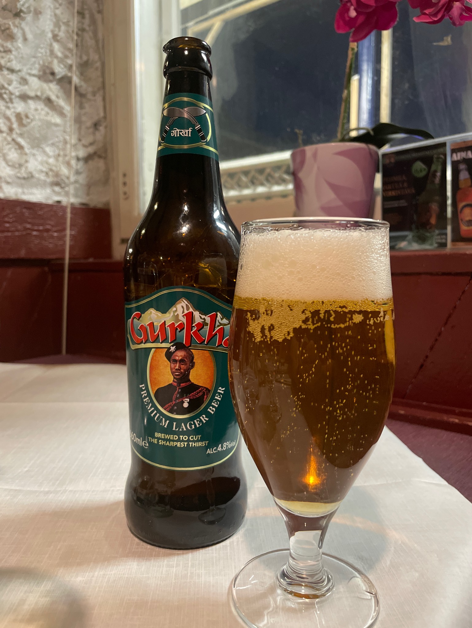 Gurkha Premium Lager Beer, England