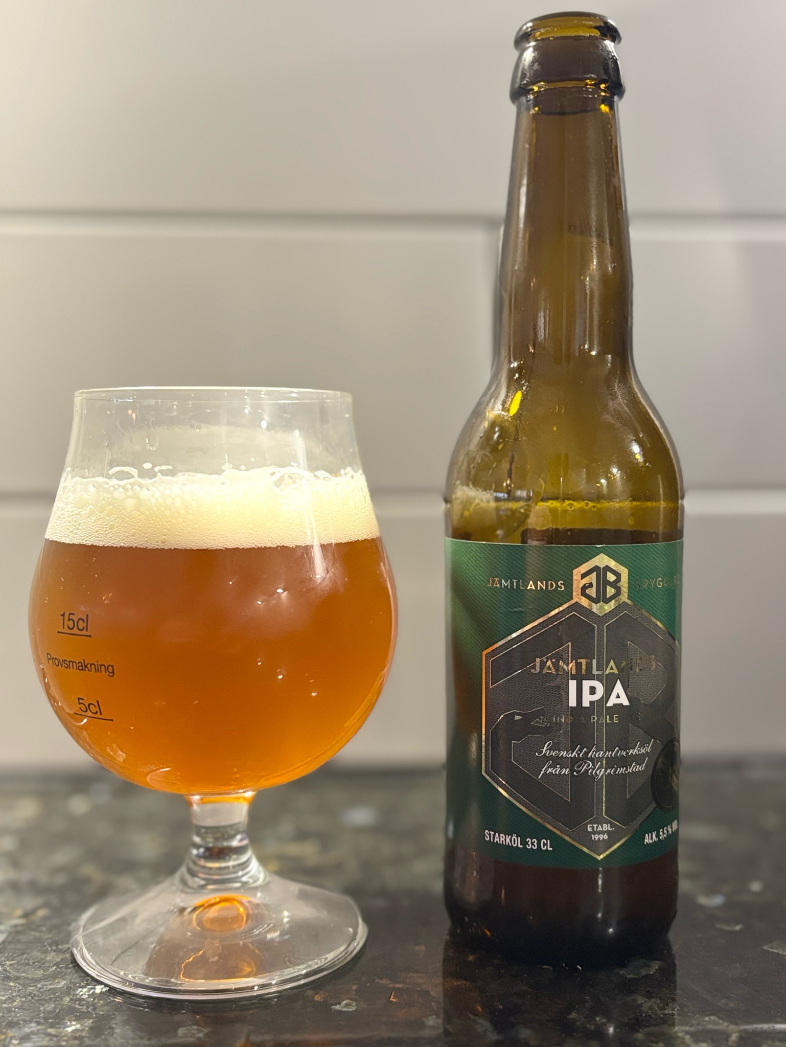 Jämtlands IPA (India Pale Ale), Sweden