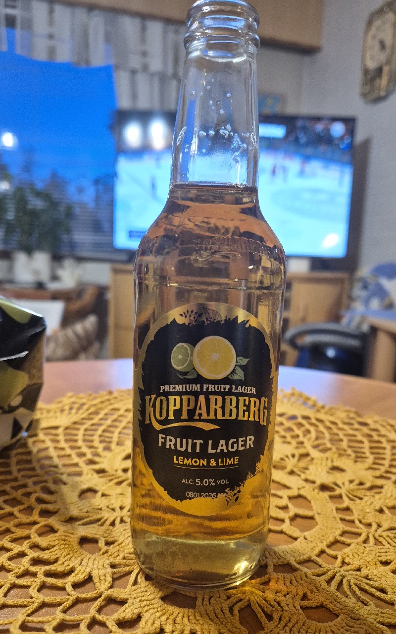 Kopparberg Fruit Lager Lemon & Lime, Sweden