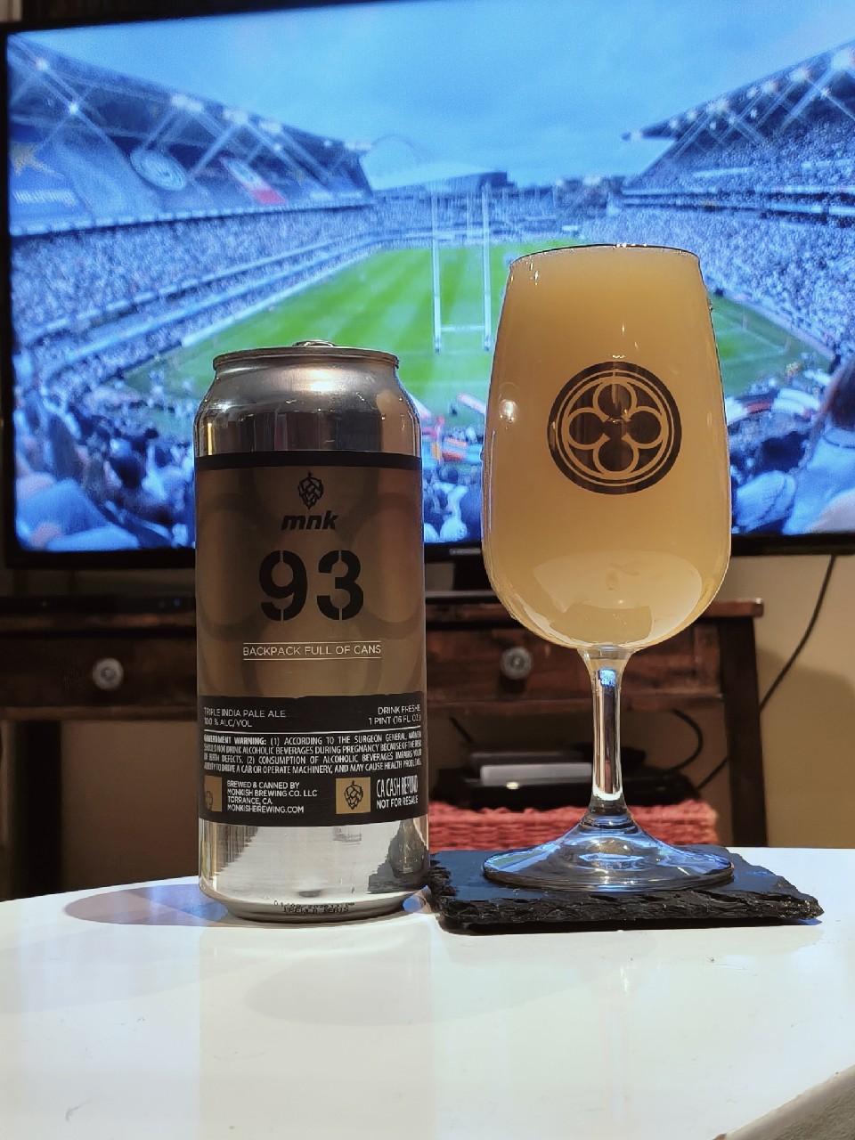 Backpack Full of Cans, Monkish Brewing Company