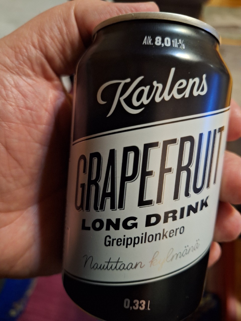Karlens Grapefruit Long Drink, Finland