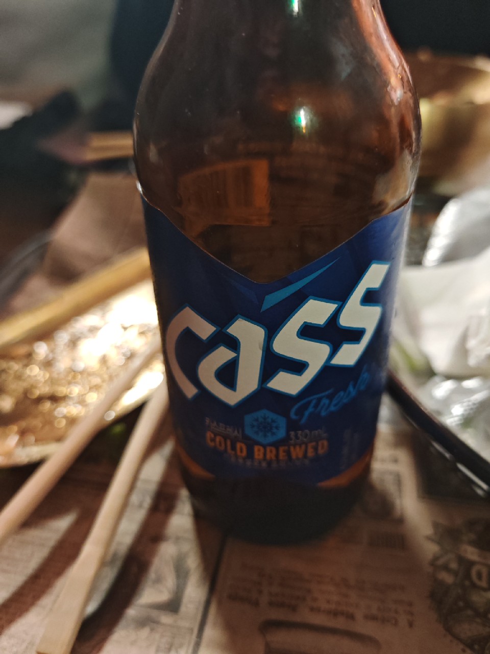 Cass Fresh Cold brewed, South Korea
