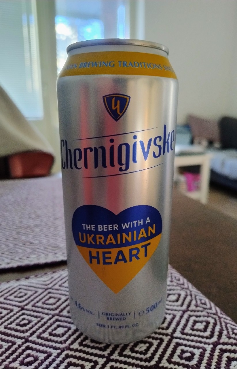 Chernigivske Svitle / Чернігівськe Світле, Chernigivs'kyj Pivzavod (Sun-InBev)