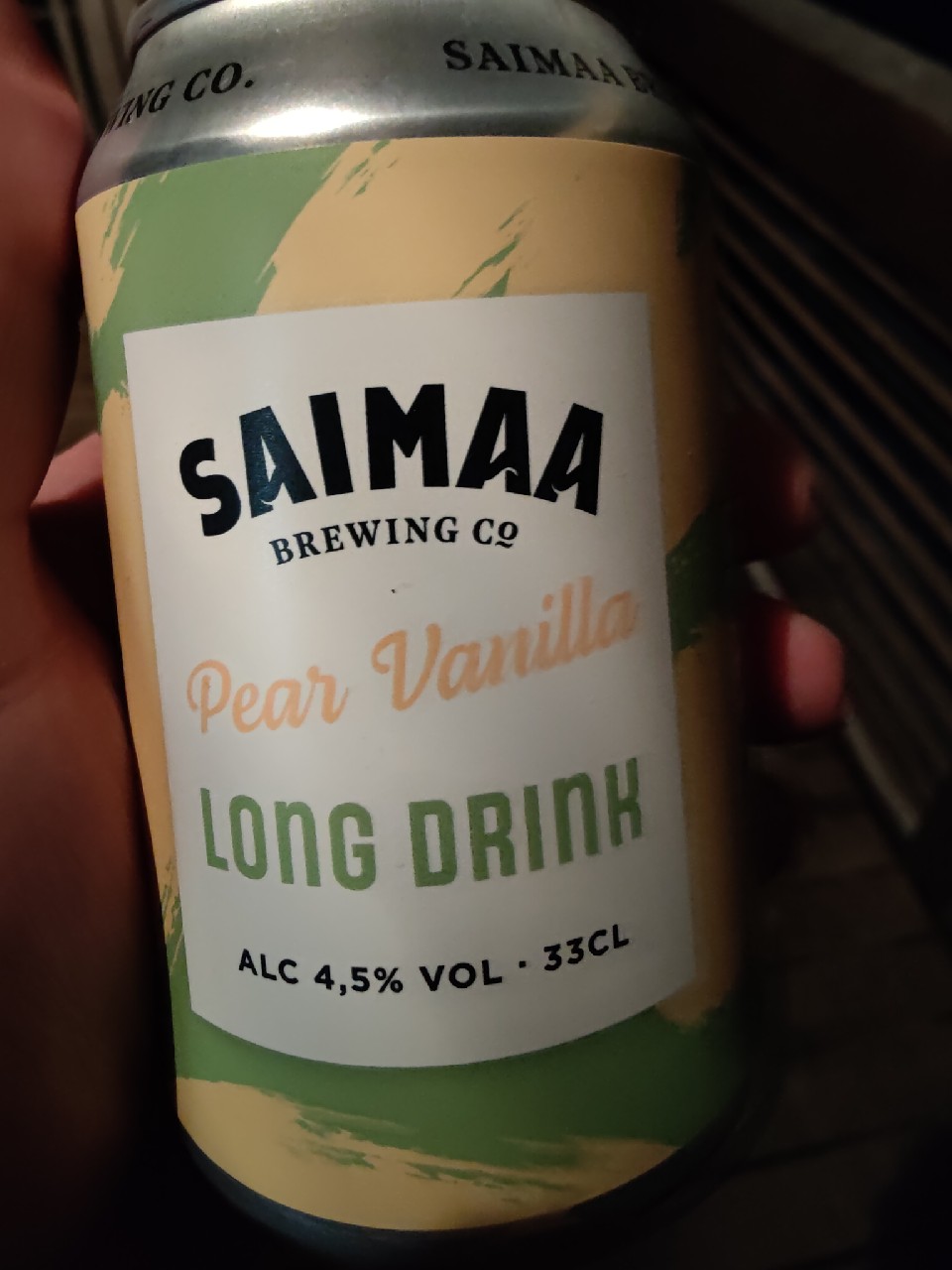Saimaa Long Drink Pear Vanilla, Finland