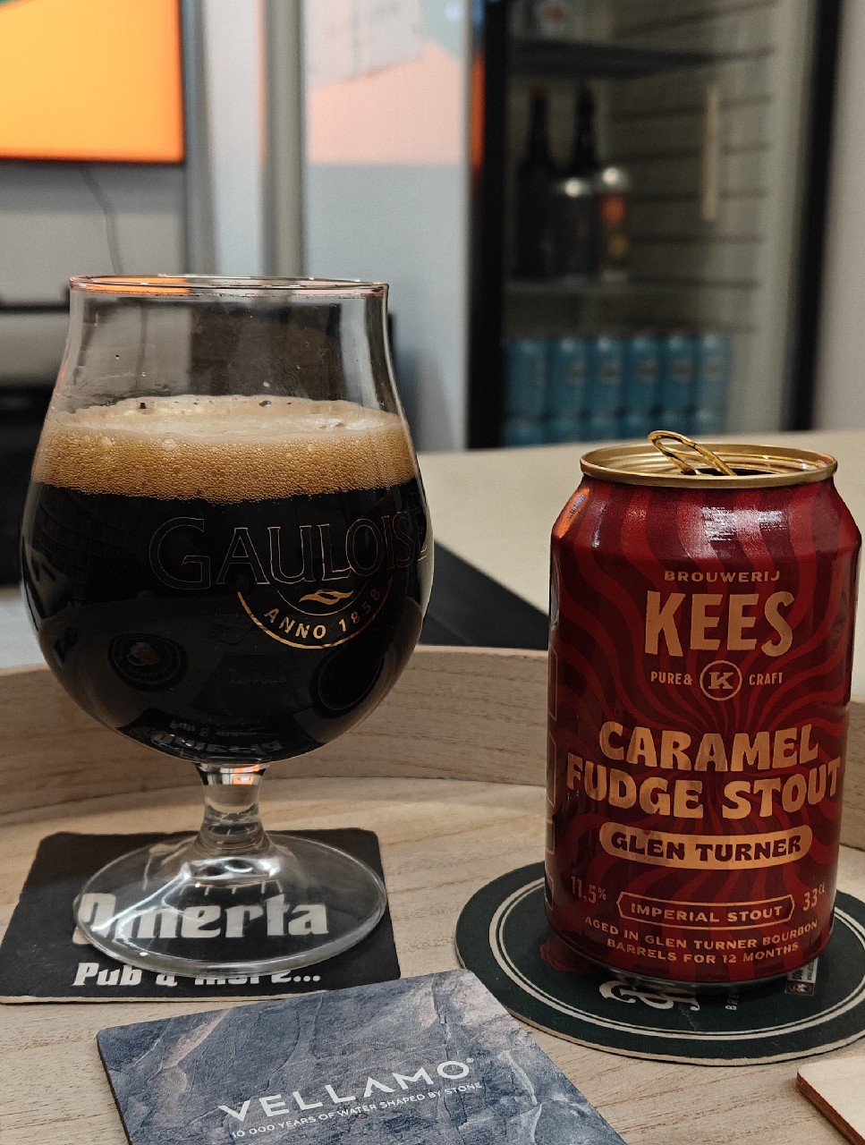 Caramel Fudge Stout Glen Turner, Brouwerij Kees
