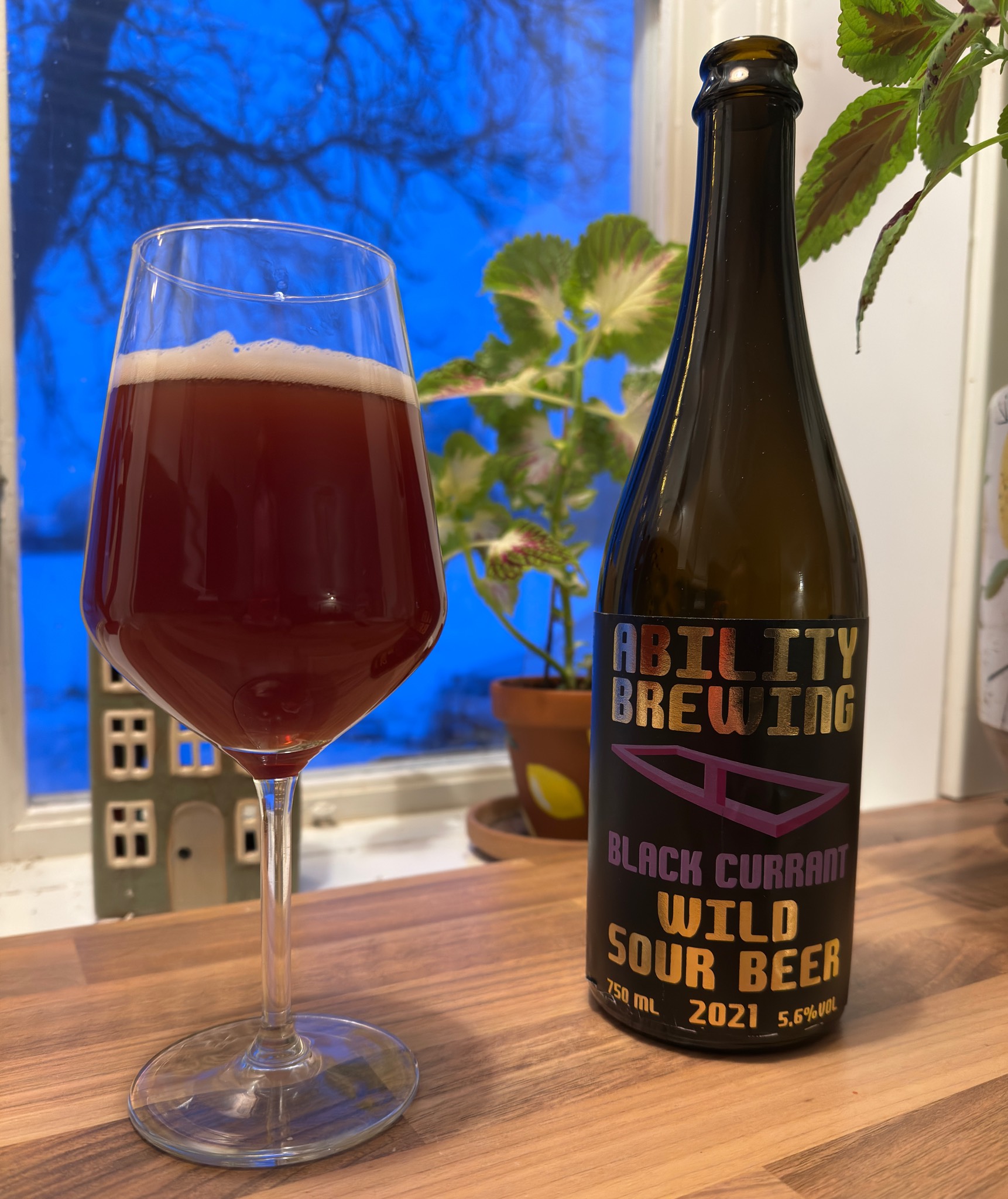 Black Currant Wild Sour Beer, Ability Brewing