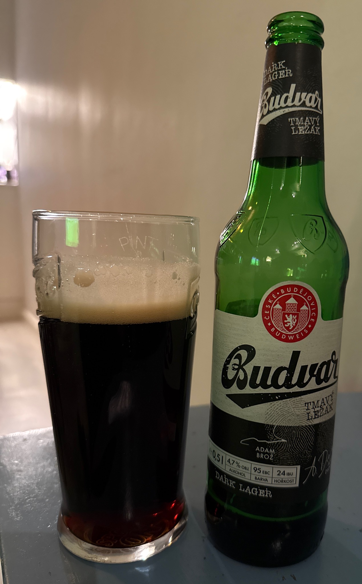 Budějovický Budvar Tmavý Ležák / Czechvar B: Dark, Czech Republic