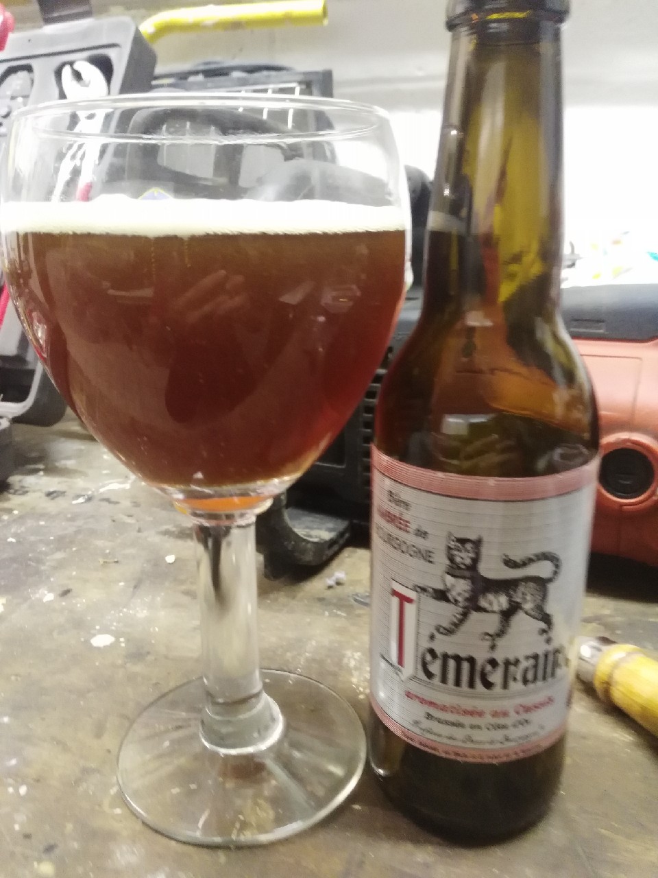 Téméraire Aromatisée Au Marc De Bourgogne, Brasserie Des Trois Fontaines