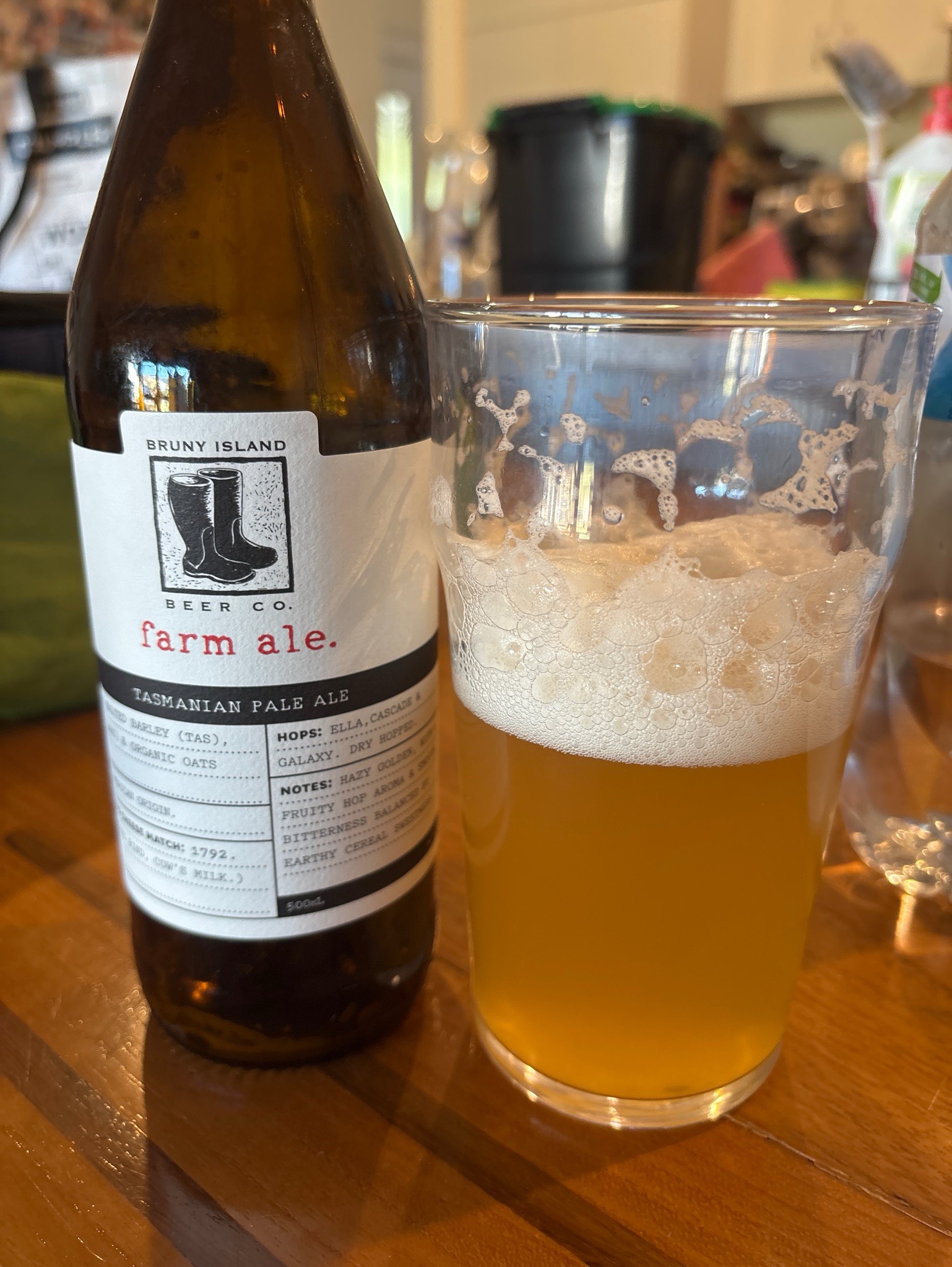 Farm ale, Bruny Island Beer Co.