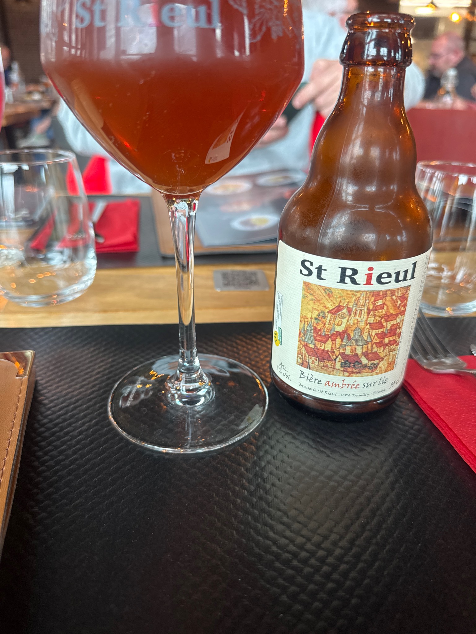 St Rieul Bière Ambrée Sur Lie, Brasserie St Rieul