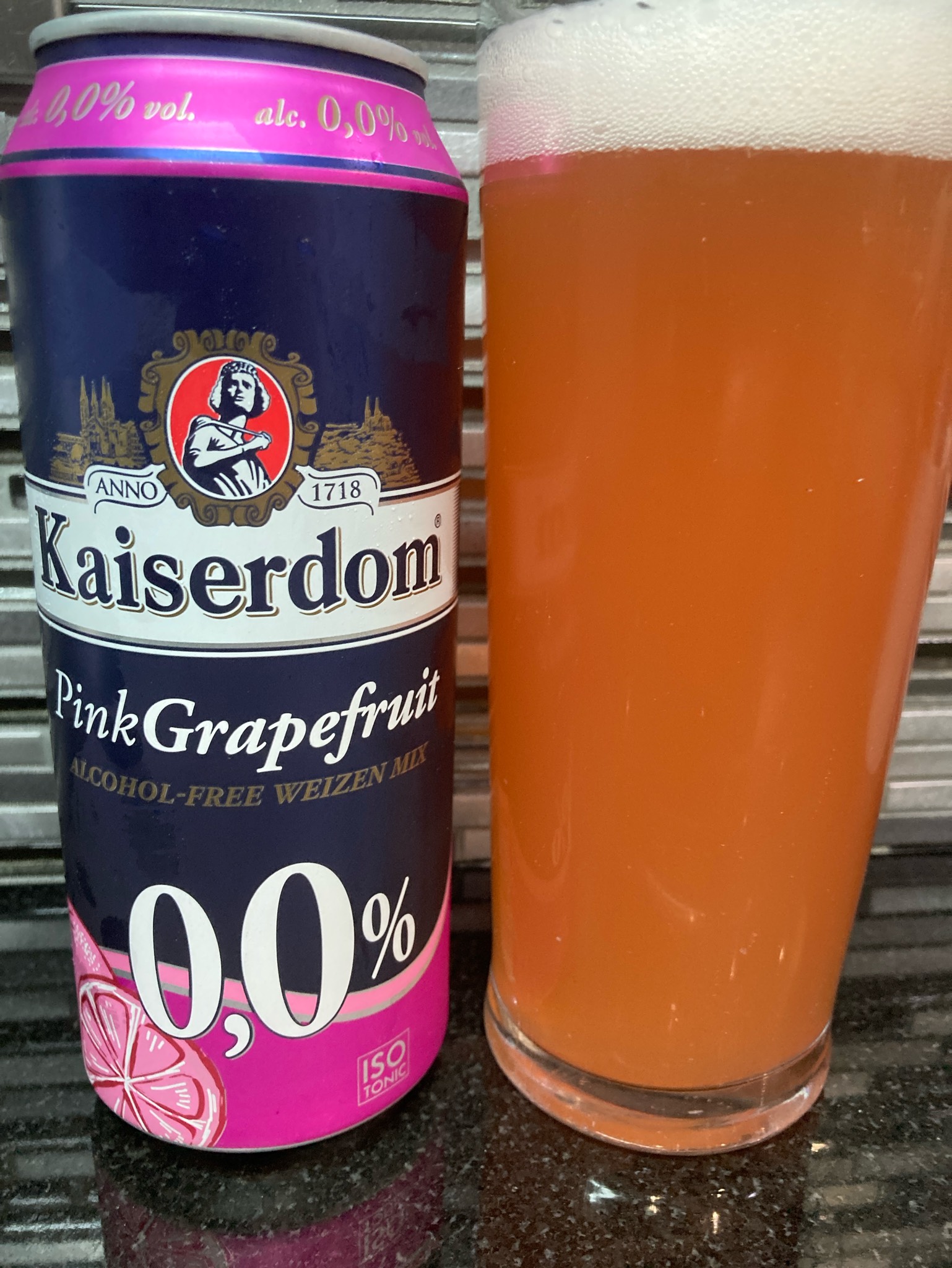 Pink Grapefruit Alcohol Free Weissbier, Germany