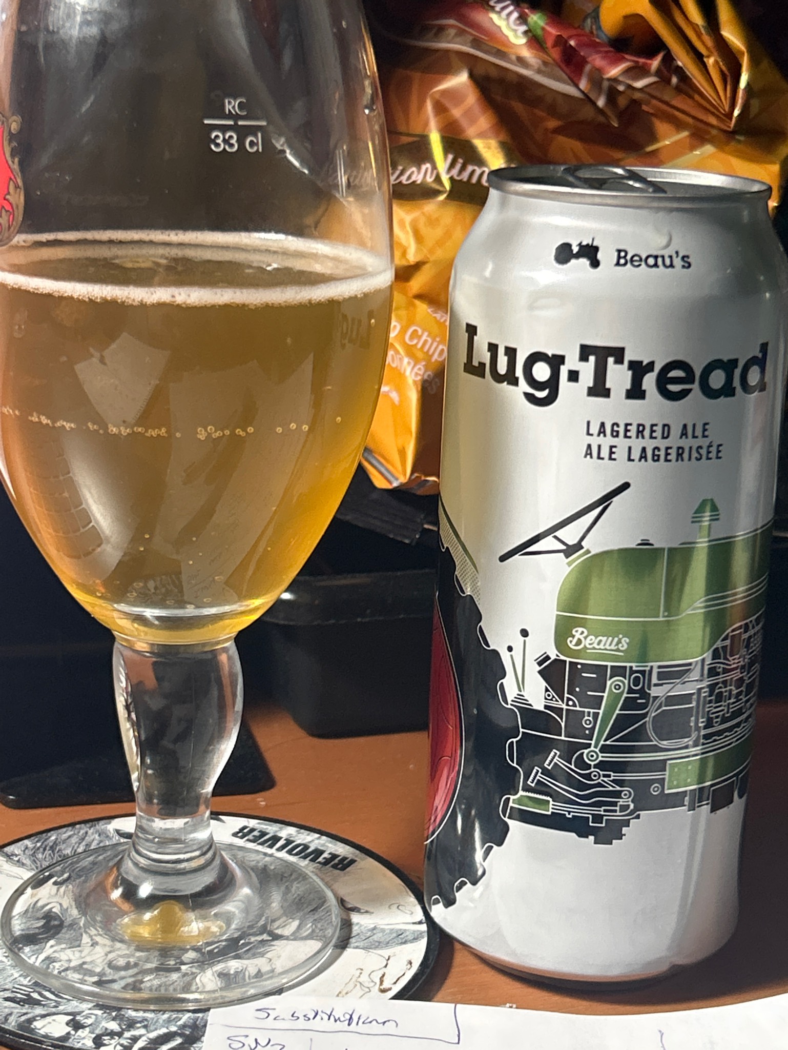 LugTread Lagered Ale, Beau's All Natural Brewing Company