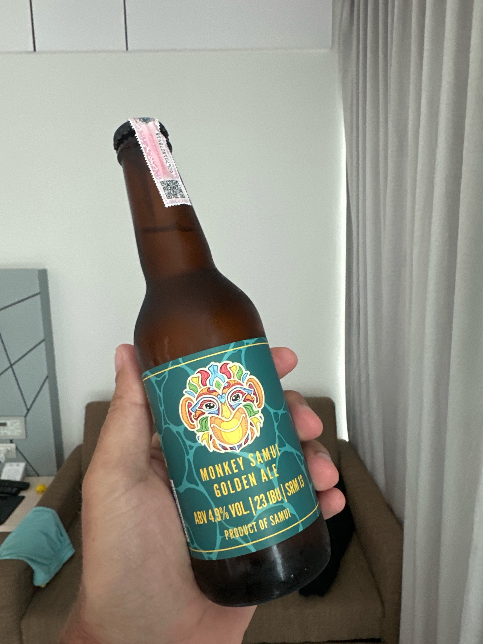 Monkey Samui Golden Ale, Heart of Darkness Brewery (HoD)